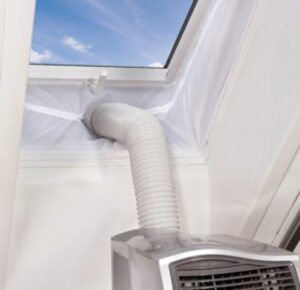 Fensterabdichtung für Klimageräte
